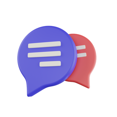 Business Conversation 3D Icon