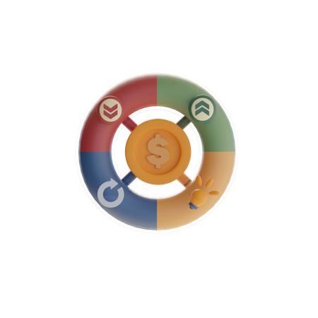 Business Cycles  3D Icon