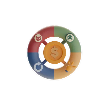 Business Cycles  3D Icon