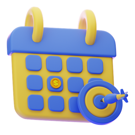 BUSINESS DATE  3D Icon