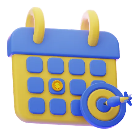 BUSINESS DATE  3D Icon