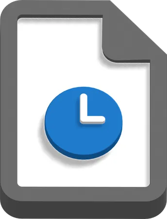 Business deadline  3D Icon