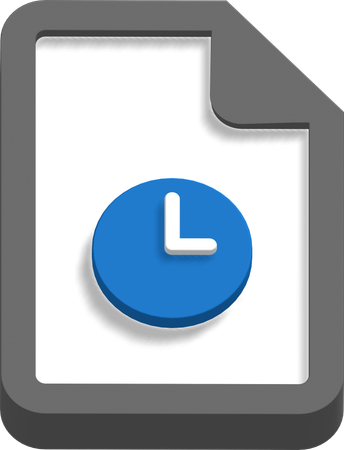 Business deadline  3D Icon