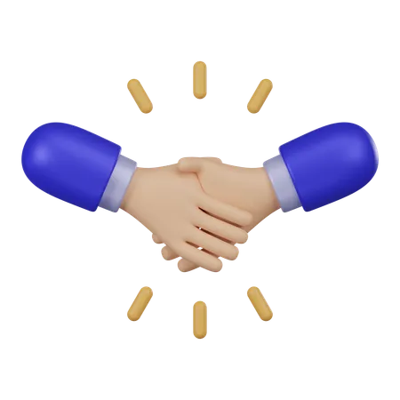 A 3 D Icon Showing A Handshake Commonly Associated With Agreements Partnerships And Successful Business Deals 3D Icon