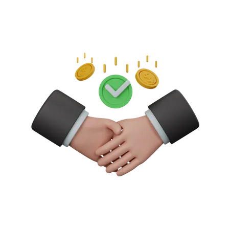 Business Deal  3D Icon