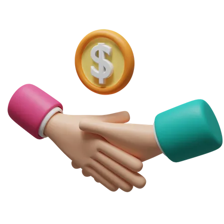 Business Deal  3D Illustration