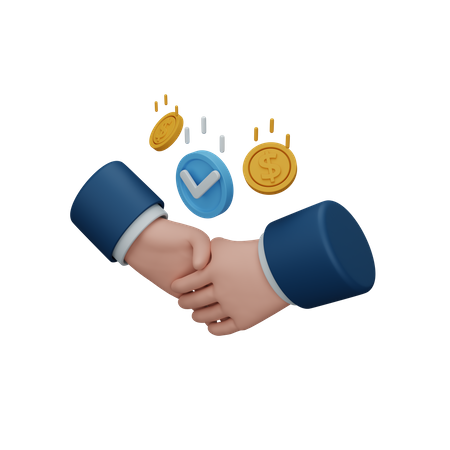 Business deal  3D Icon