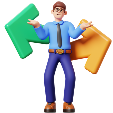 Business Decision  3D Icon
