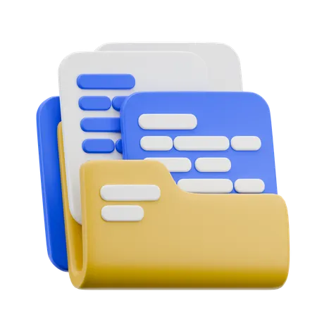 Business Document  3D Icon