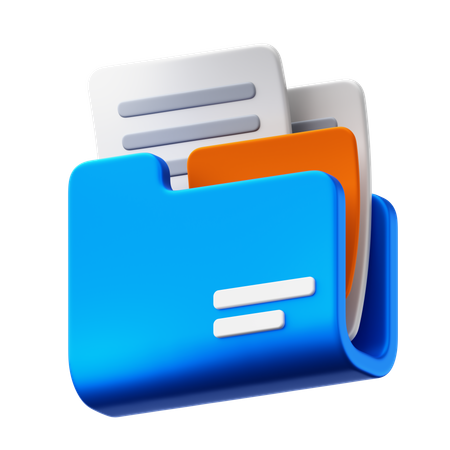 Business Document  3D Icon