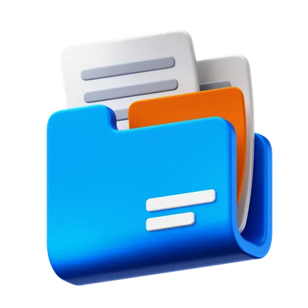 Business Document  3D Icon