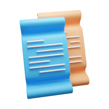 Business Document  3D Icon