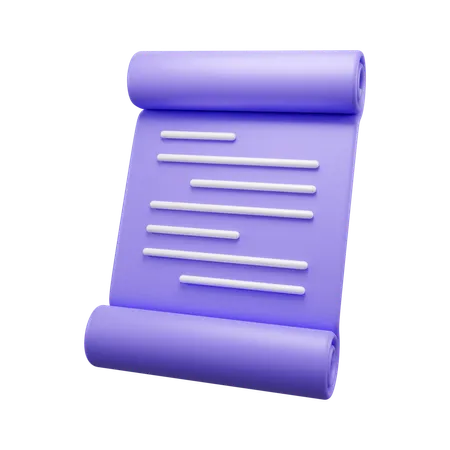 Business Document  3D Icon