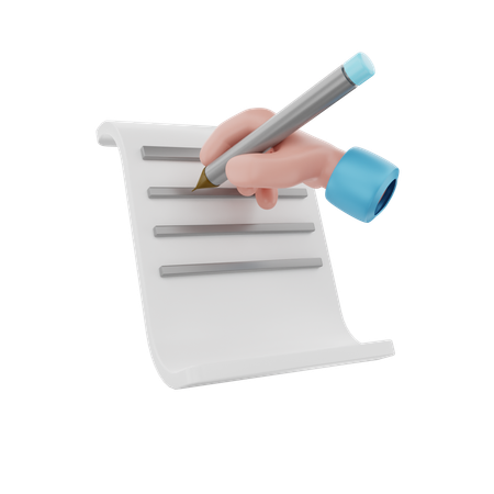Business document  3D Icon