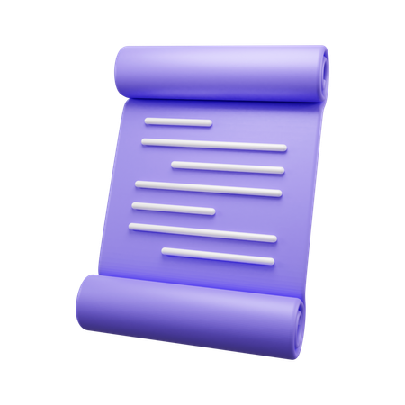 Business Document  3D Icon