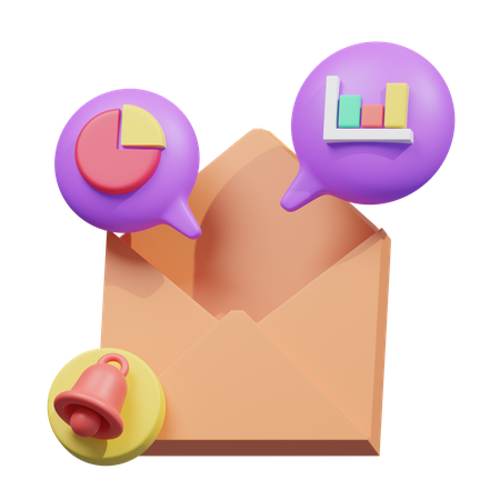 Business email  3D Icon