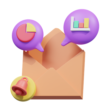 Business email  3D Icon