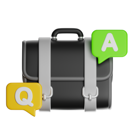 Business Faq  3D Icon
