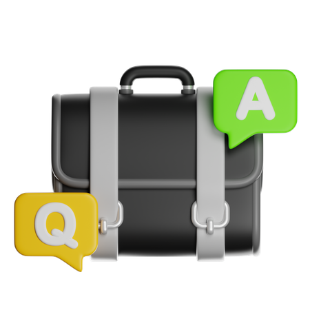 Business Faq  3D Icon