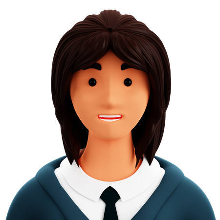 Business Female  3D Icon