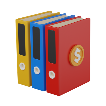Business File  3D Icon