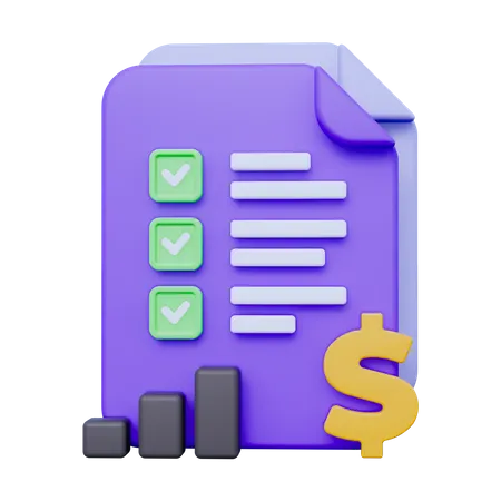 Business File  3D Icon