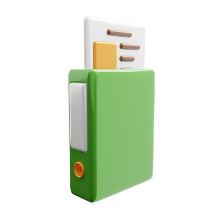 Business file  3D Icon