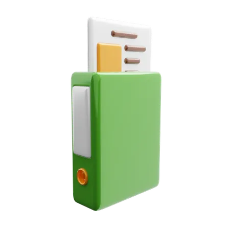 Business file  3D Icon