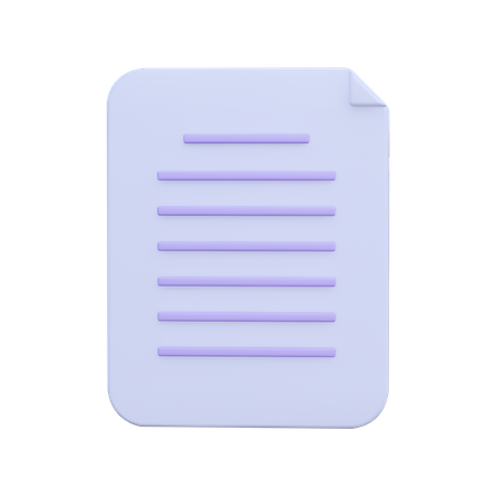 Business File  3D Icon