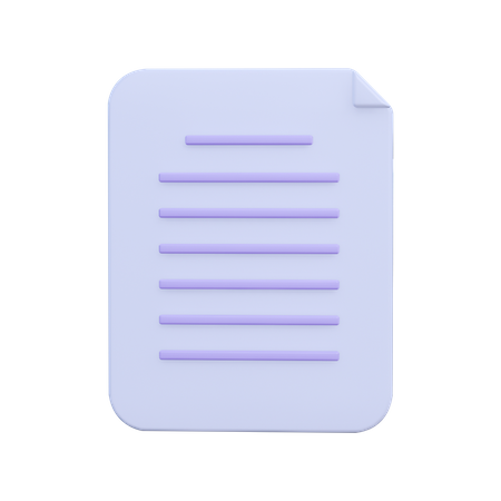 Business File  3D Icon