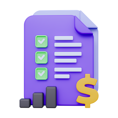 Business File  3D Icon