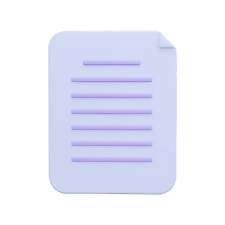 Business File  3D Icon