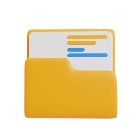 Business Folder  3D Icon