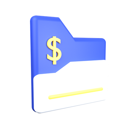 Business Folder  3D Icon