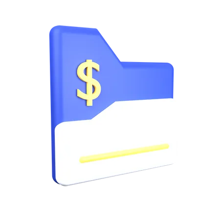 Business Folder  3D Icon