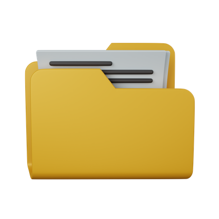 Business folder  3D Icon