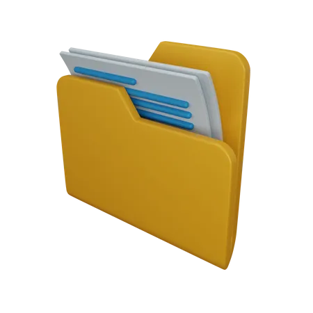 Business folder  3D Icon