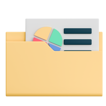 Business Folder  3D Icon