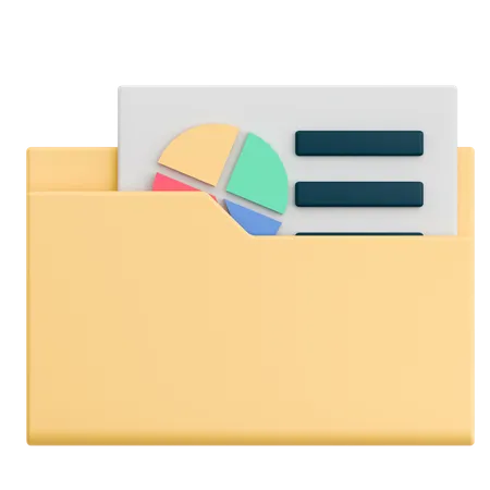 Business Folder  3D Icon