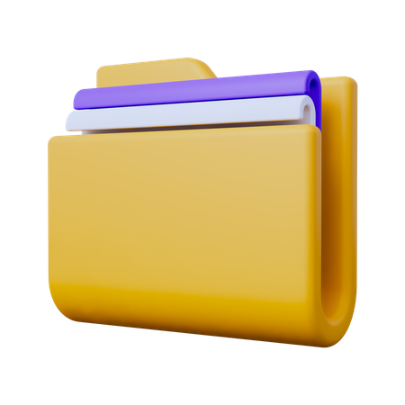 Business Folder  3D Icon