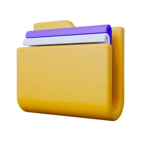 Business Folder  3D Icon