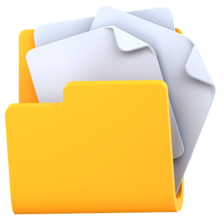 Business Folder  3D Icon