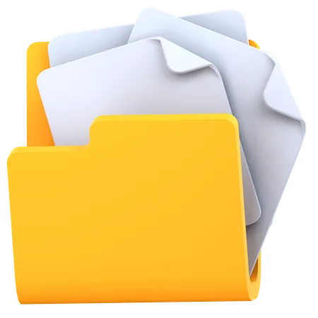 Business Folder  3D Icon