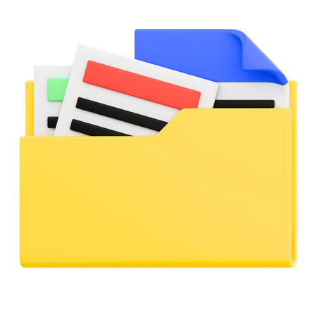 Business Folder  3D Icon