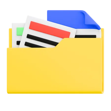 Business Folder  3D Icon