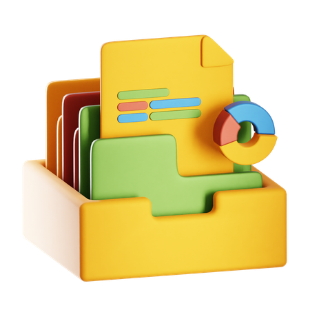 Business Folder  3D Icon