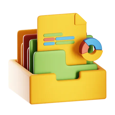 Business Folder  3D Icon