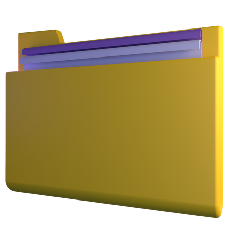 Business Folder  3D Icon