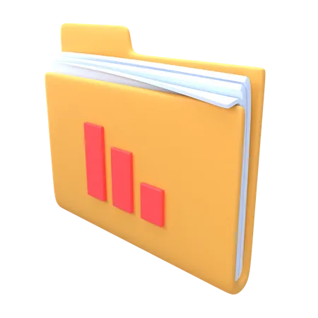 Business Folder  3D Illustration