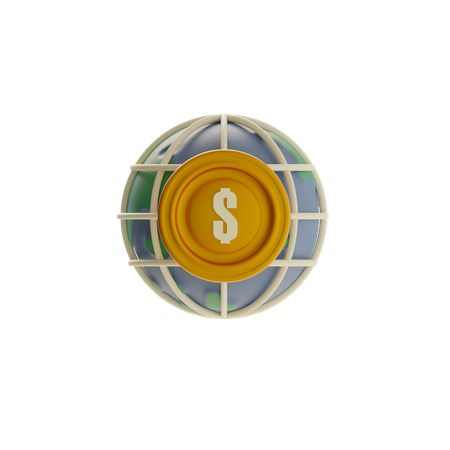 Business Globe  3D Icon